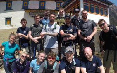 A steep hike to a monastery
