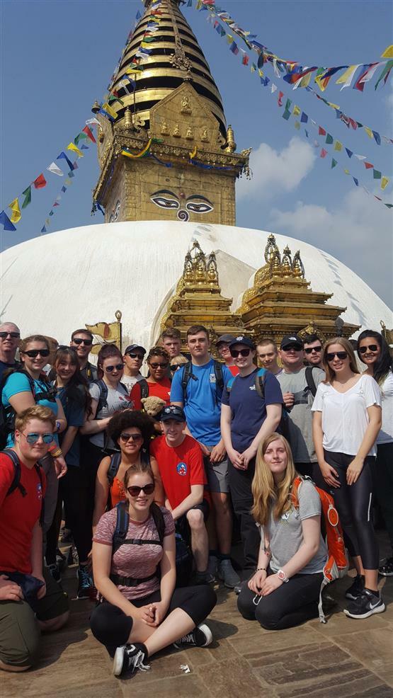 Cheshire Fire Cadets in Kathmandu