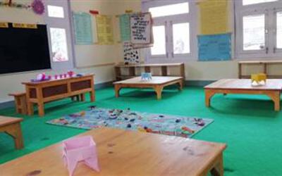 Working hard to finish the school