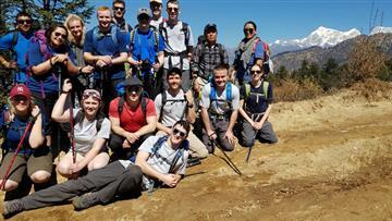 Apprentices on their trek