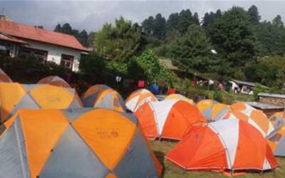Arrived safely in Phaplu - ready to trek!