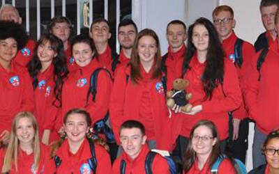 At Manchester Airport - all set to fly to Nepal