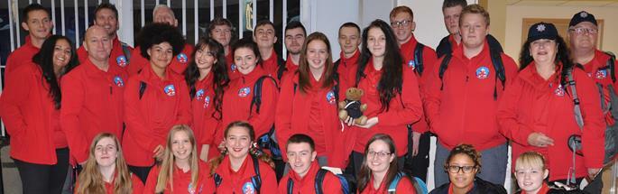 Cadets at Manchester Airport