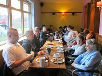 The team and residents from the Overdene Care Home at the Wharton Park in Winsford