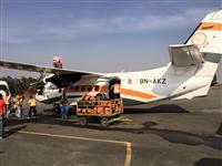 Plane before take off to Phaplu