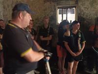 Cadets on a tour around Elmina Castle