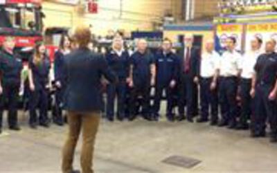 Cheshire Fire Choir off to New York for Carnegie Hall and Ground Zero performances