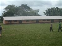 The school that has been restored by Cheshire Fire Cadets