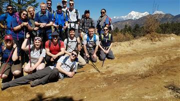 Apprentices on their trek