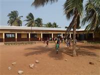 A school built in Gbatana by Cheshire Fire cadets on a previous visit to Ghana