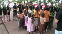 Cheshire Fire Cadets in Ghana