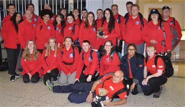 Cadets at Manchester Airport