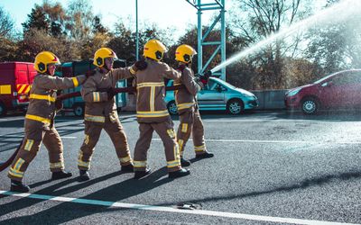 Be more. Become a firefighter – change lives, save lives